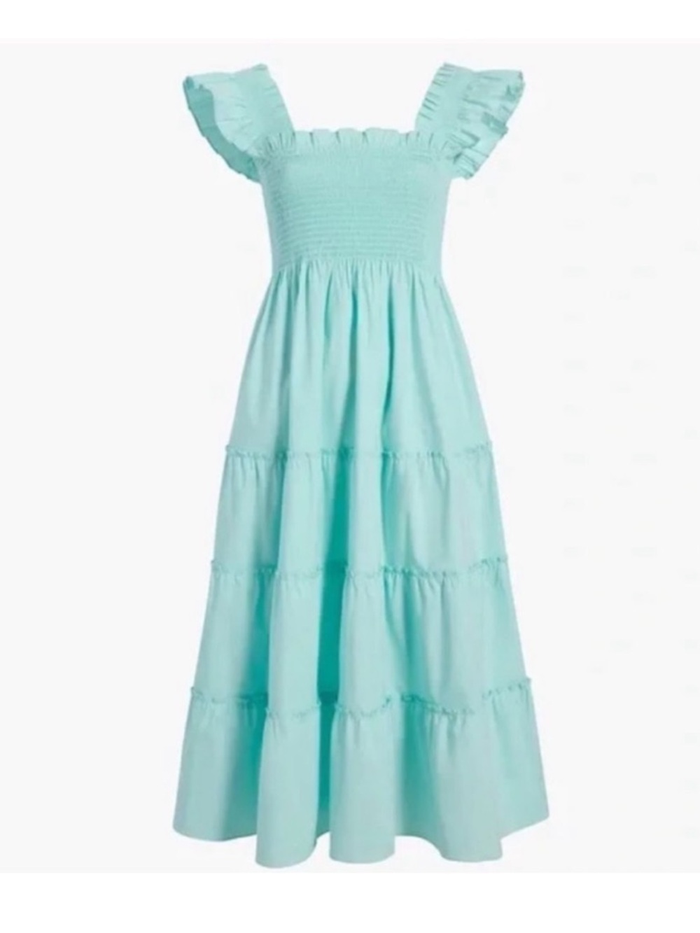 Hill House Ellie Nap Dress in Bay Blue Poplin